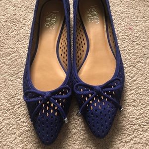 New Franco Sarto flats. Blue. Size 8.